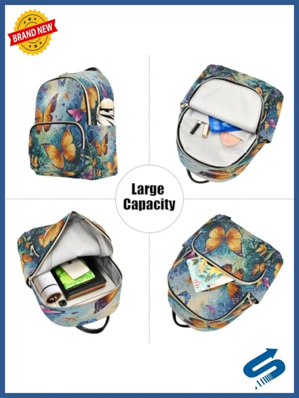 Women's Fashion Backpack Purse Rucksack Polyester Casual Travel Daypack